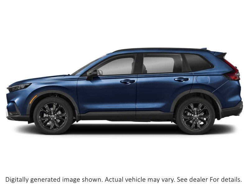2026 Honda Cr-V Hybrid Touring AWD Canyon River Blue Metallic  Shot 5