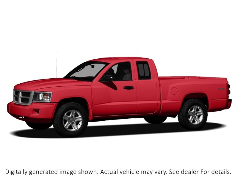 2008 Dodge Dakota 2WD Ext Cab Sxt Flame Red Clearcoat  Shot 4
