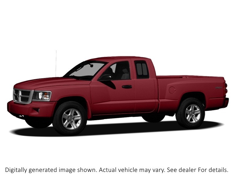 2008 Dodge Dakota 2WD Ext Cab Sxt Inferno Red Crystal Pearlcoat  Shot 5