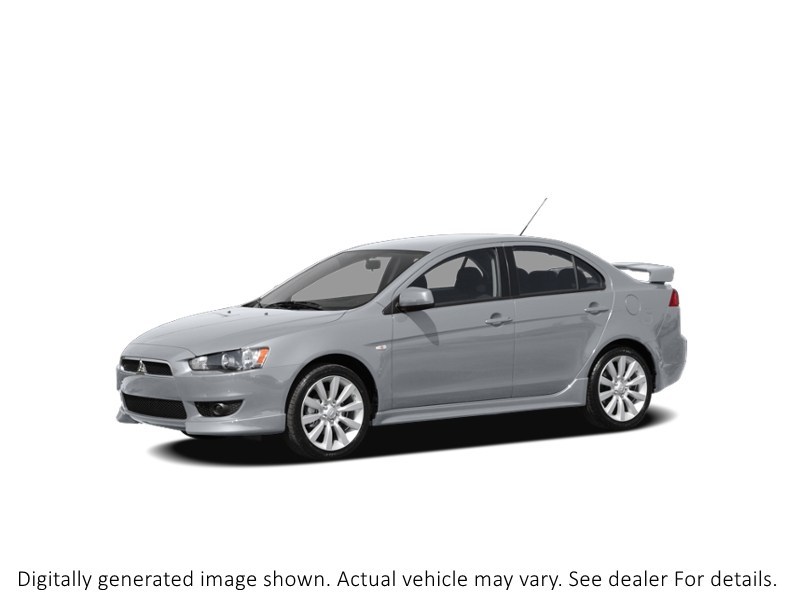 2010 Mitsubishi Lancer 4Dr Sdn CVT De Apex Silver Metallic  Shot 2