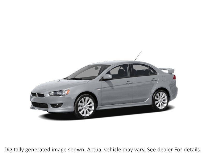 2010 Mitsubishi Lancer 4Dr Sdn CVT De Apex Silver Metallic  Shot 2