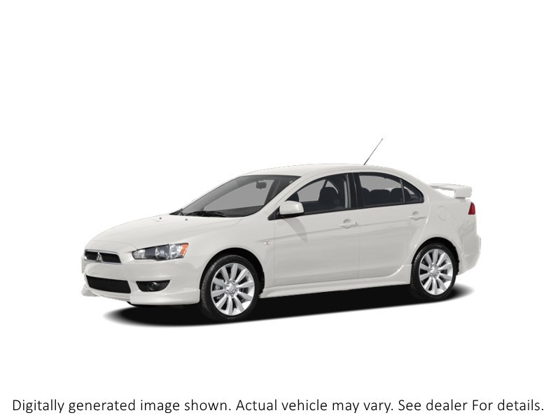 2010 Mitsubishi Lancer 4Dr Sdn CVT De Wicked White  Shot 4
