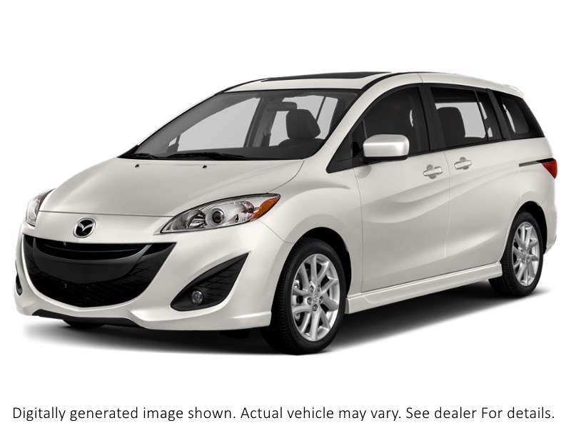 2012 Mazda Mazda5 4Dr Wgn Man GT Crystal White Pearl  Shot 1