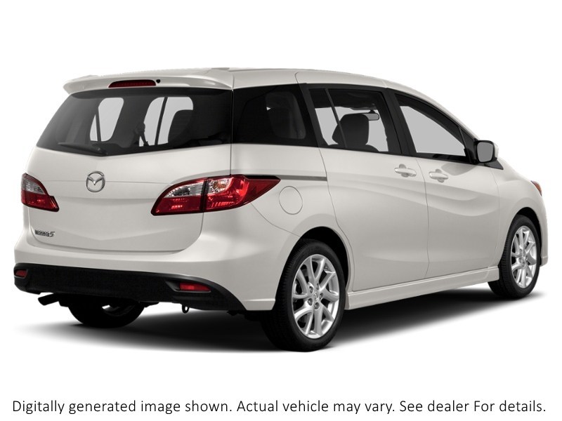 2012 Mazda Mazda5 4Dr Wgn Man GT Crystal White Pearl  Shot 2