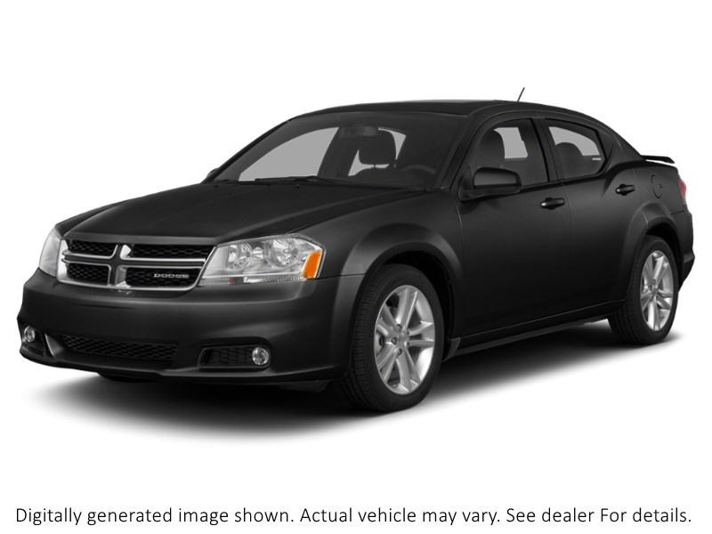 2013 Dodge Avenger 4Dr Sdn Black  Shot 1