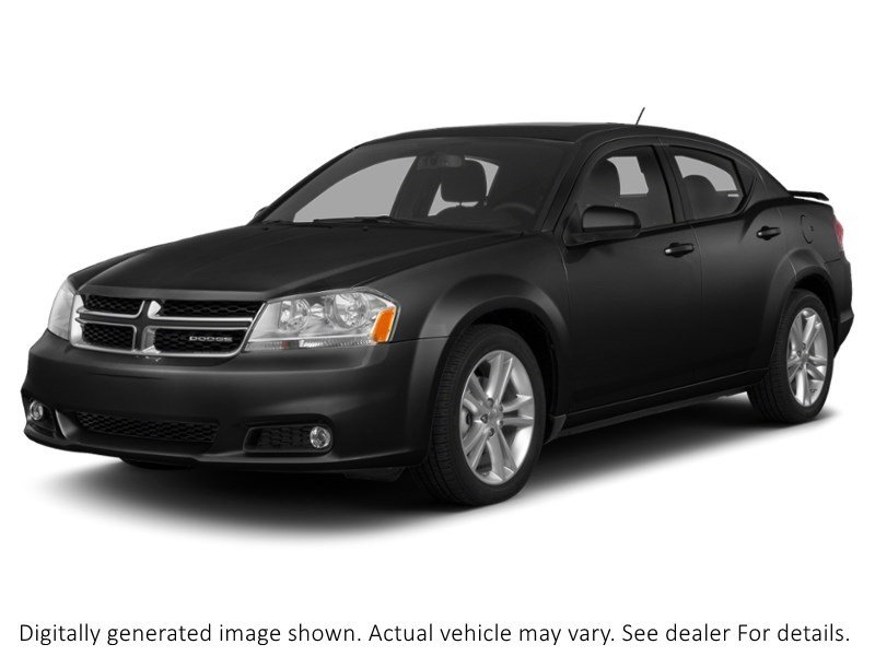 2013 Dodge Avenger 4Dr Sdn Black  Shot 1