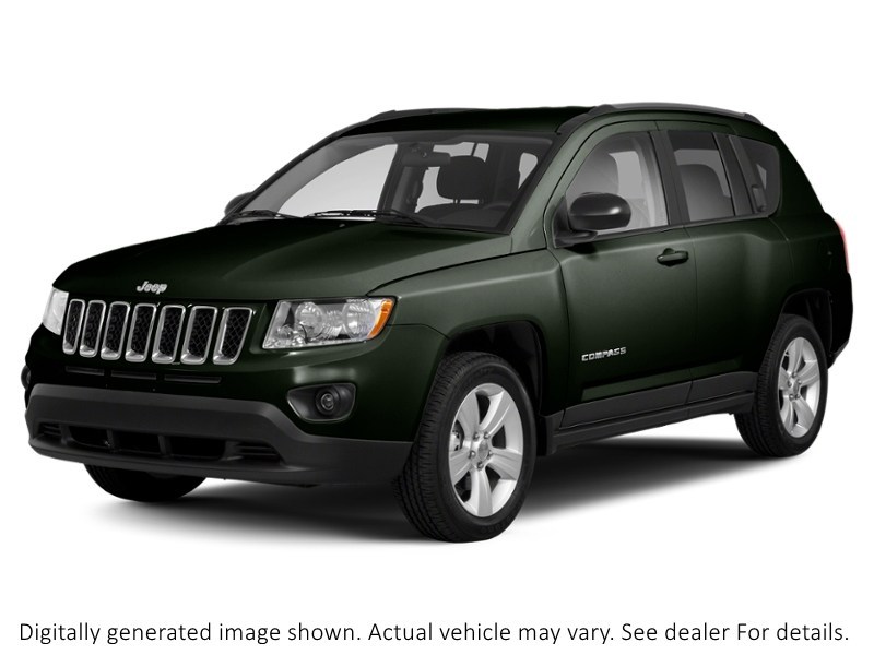 2013 Jeep Compass 4WD 4Dr North Black Forest Green Pearlcoat  Shot 25