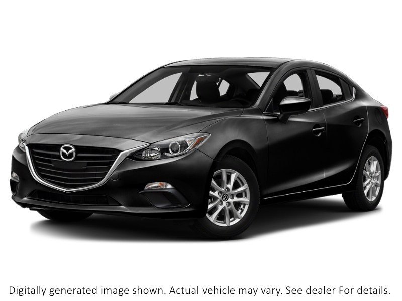 2015 Mazda Mazda3 4Dr Sdn Man GX Jet Black Mica  Shot 4