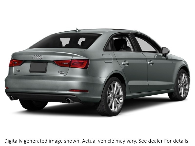 2015 Audi A3 4Dr Sdn Fronttrak 1.8T Komfort Monsoon Grey Metallic  Shot 12