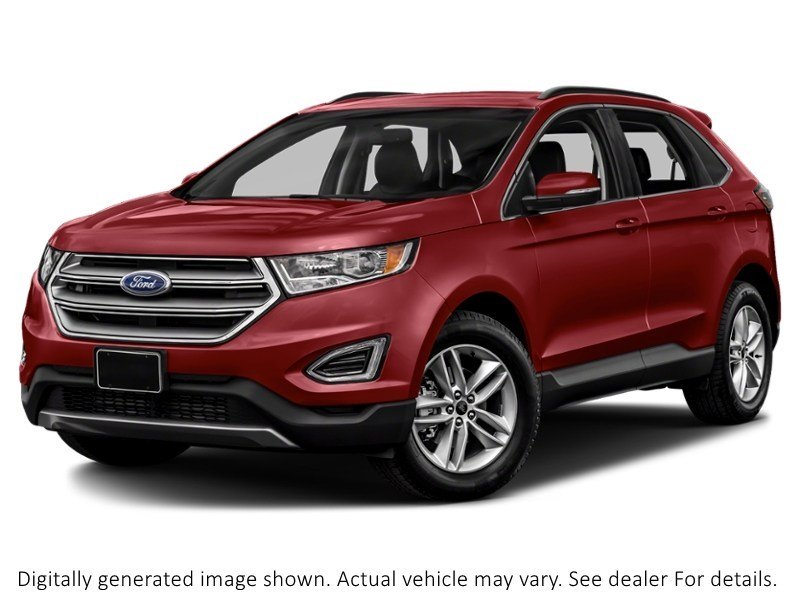 2018 Ford Edge Titanium AWD Ruby Red Metallic Tinted Clearcoat  Shot 1