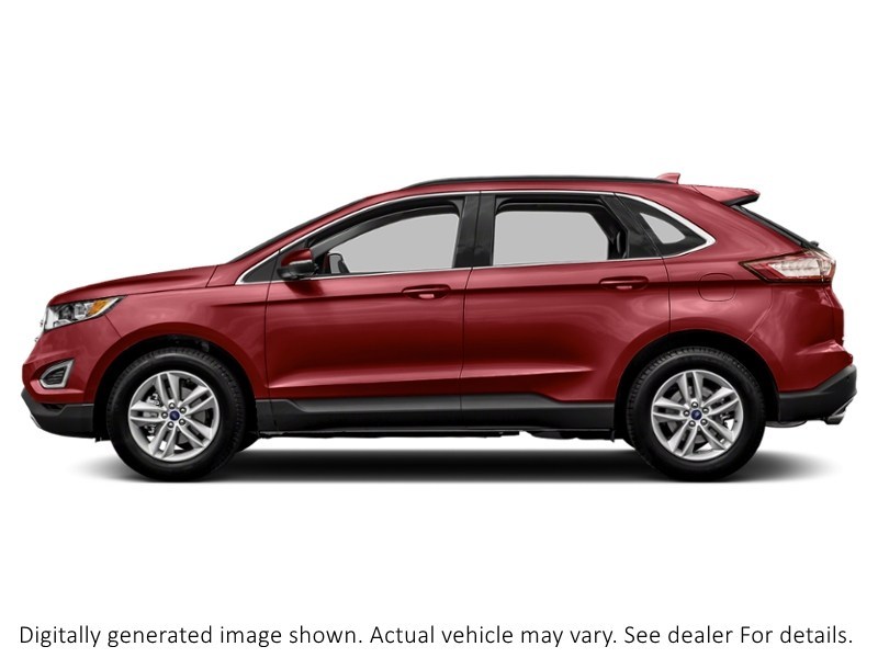 2015 Ford Edge Sel Ruby Red Metallic Tinted Clearcoat  Shot 35