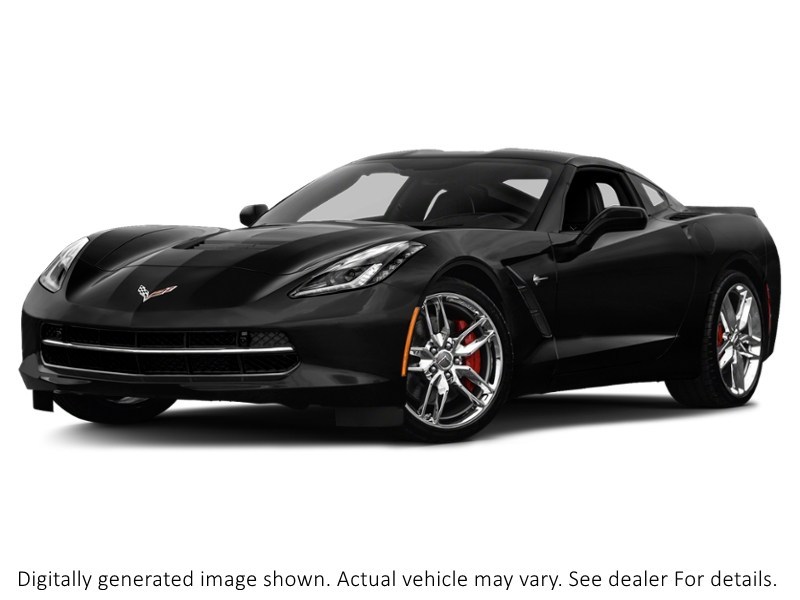 2016 Chevrolet Corvette 2Dr Stingray Z51 Cpe W/1Lt Black  Shot 1