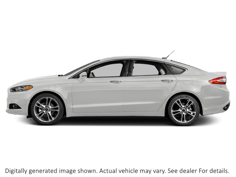 2014 Ford Fusion 4Dr Sdn Titanium AWD White Platinum Tri-Coat  Shot 3
