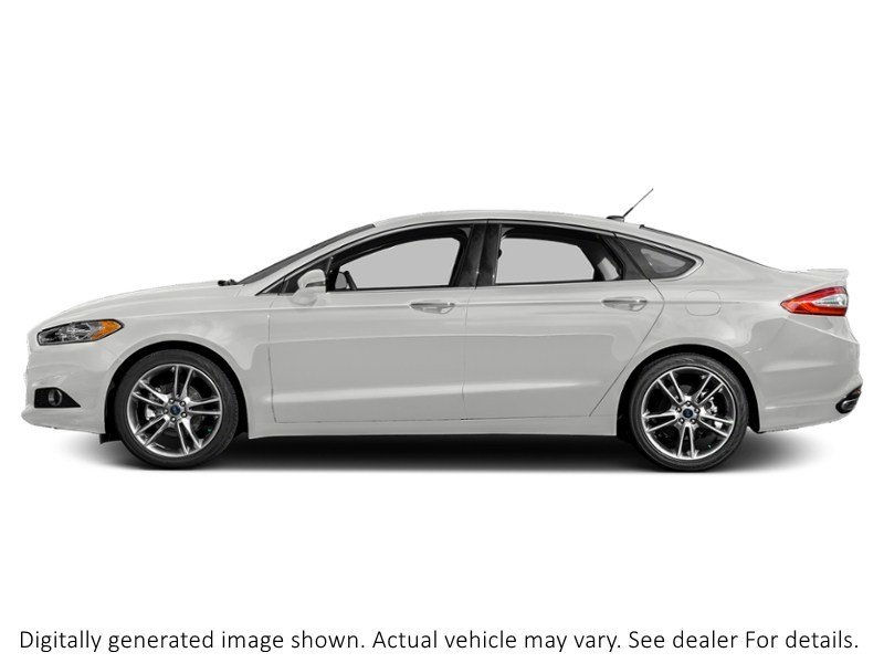 2014 Ford Fusion 4Dr Sdn Titanium AWD White Platinum Tri-Coat  Shot 3