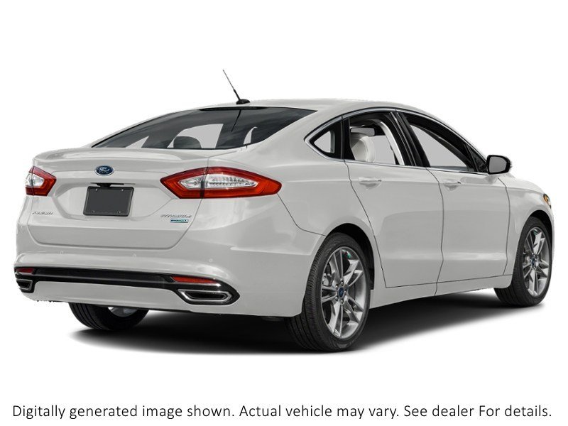 2014 Ford Fusion 4Dr Sdn Titanium AWD White Platinum Tri-Coat  Shot 2