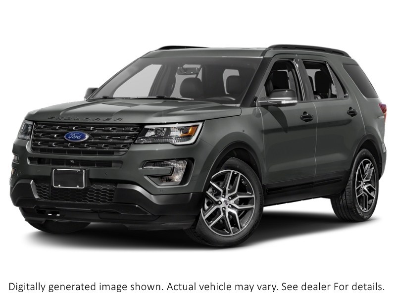 2017 Ford Explorer 4WD 4Dr Sport Magnetic Metallic  Shot 1