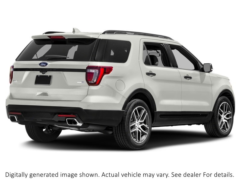 2017 Ford Explorer 4WD 4Dr Sport White Platinum Metallic Tri-Coat  Shot 30
