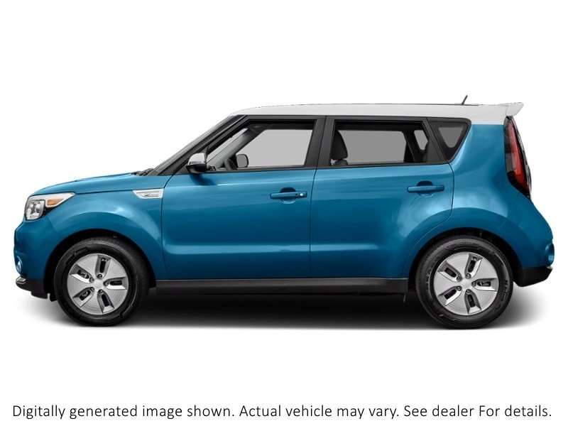 2017 Kia Soul Ev 5Dr Wgn Electronic Blue/Polar White Two-Tone  Shot 5