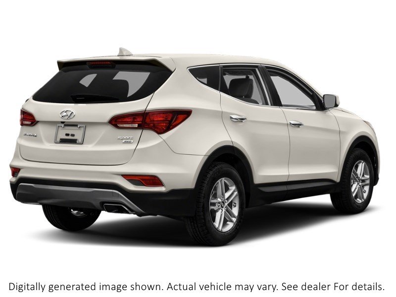 2018 Hyundai Santa Fe Sport 2.4L Luxury AWD Frost White  Shot 2