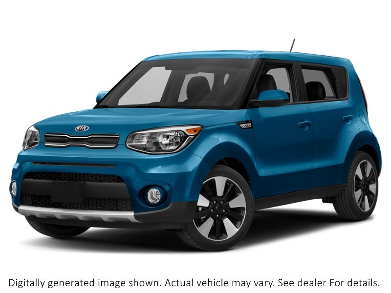 2019 Kia Soul EX Auto Caribbean Blue  Shot 4