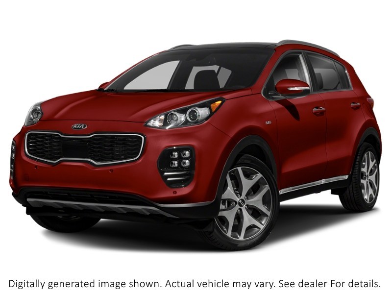 2018 Kia Sportage Sx Turbo AWD W/Black Scarlet Red  Shot 1