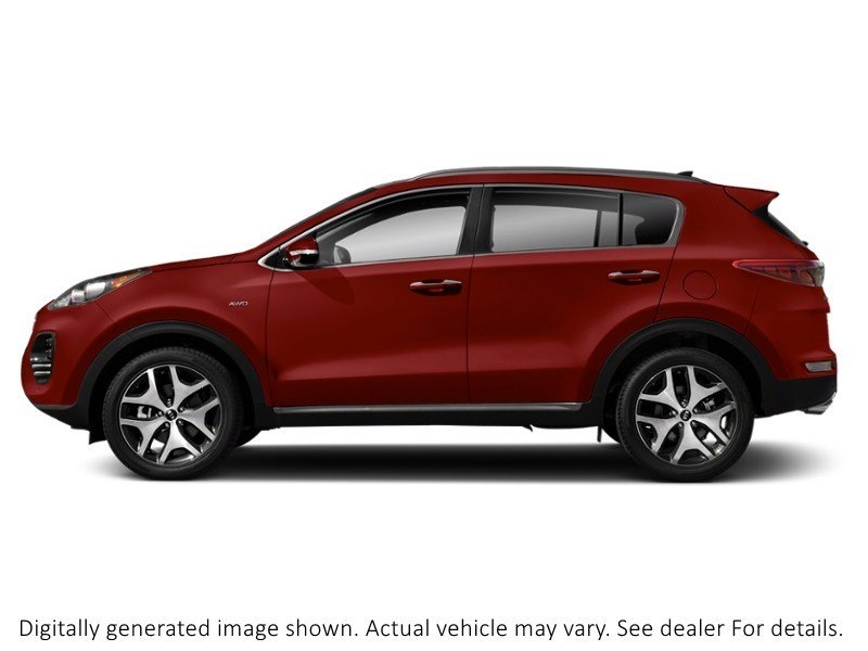 2018 Kia Sportage Sx Turbo AWD W/Black Scarlet Red  Shot 3