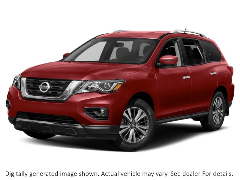 2017 Nissan Pathfinder 4WD 4Dr SL Cayenne Red Metallic  Shot 16