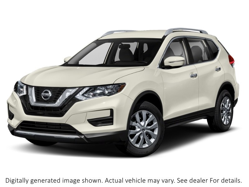 2019 Nissan Rogue AWD S Glacier White  Shot 4