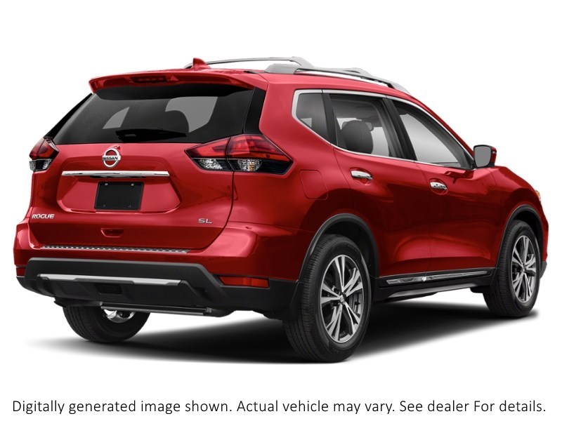 2019 Nissan Rogue AWD SL Scarlet Ember Pearl  Shot 6