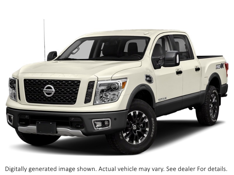 2018 Nissan Titan 4X4 Crew Cab Pro-4X Pearl White  Shot 1