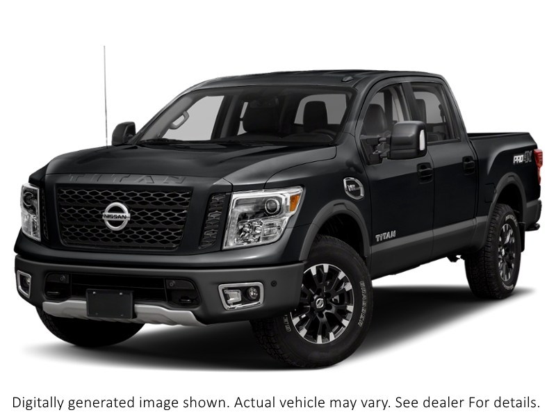 2018 Nissan Titan 4X4 Crew Cab Pro-4X Magnetic Black Metallic  Shot 7