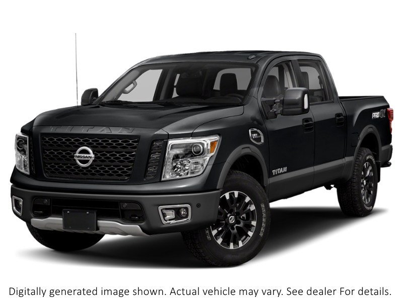 2018 Nissan Titan 4X4 Crew Cab Pro-4X Magnetic Black Metallic  Shot 10