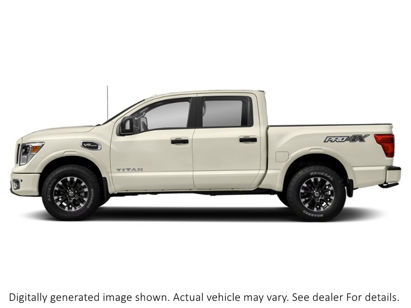 2018 Nissan Titan 4X4 Crew Cab Pro-4X Pearl White  Shot 5