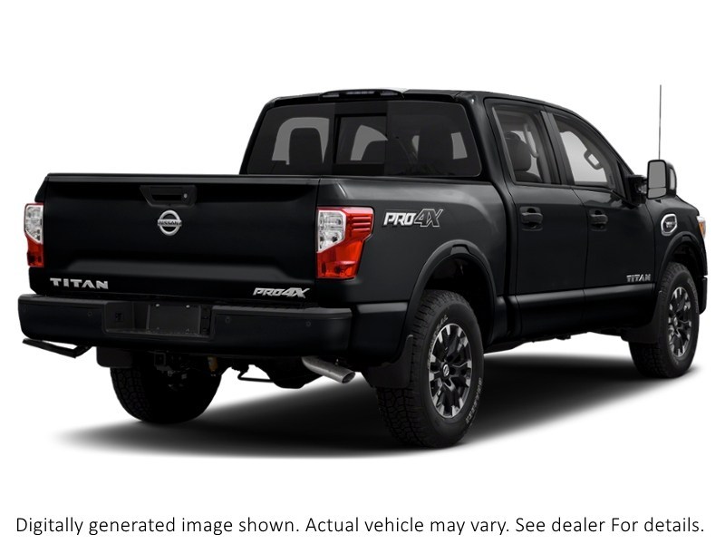 2018 Nissan Titan 4X4 Crew Cab Pro-4X Magnetic Black Metallic  Shot 12
