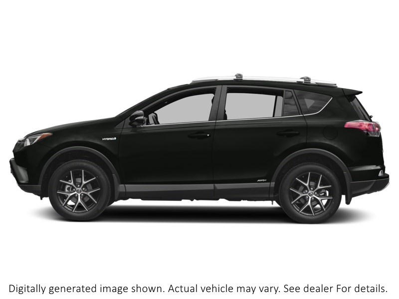 2018 Toyota Rav4 Hybrid AWD Hybrid SE Black Sand Pearl  Shot 3