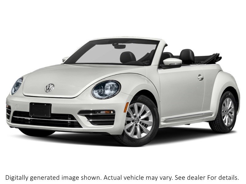2018 Volkswagen Beetle Trendline Auto Pure White w/Black Roof  Shot 4