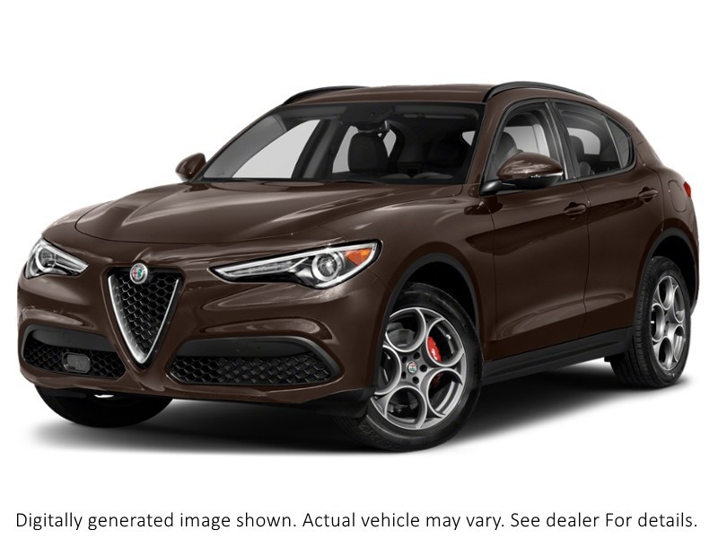 2018 Alfa Romeo Stelvio Ti Sport AWD Basalto Brown Metallic  Shot 64