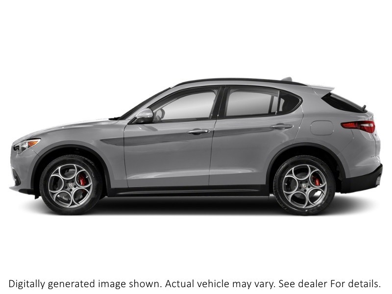 2018 Alfa Romeo Stelvio Ti Sport AWD Silverstone Grey Metallic  Shot 11