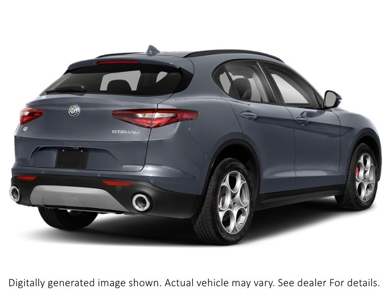 2018 Alfa Romeo Stelvio Ti Sport AWD Stromboli Grey Metallic  Shot 44