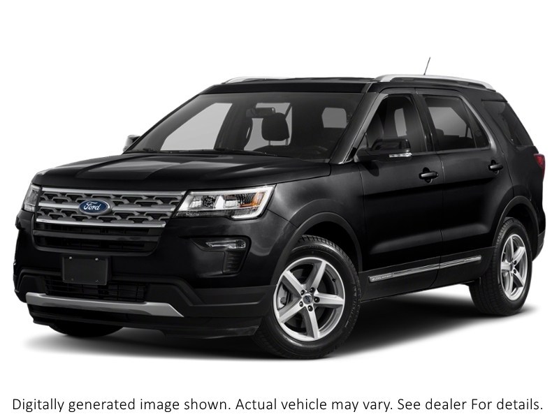 2018 Ford Explorer XLT 4WD Shadow Black  Shot 22