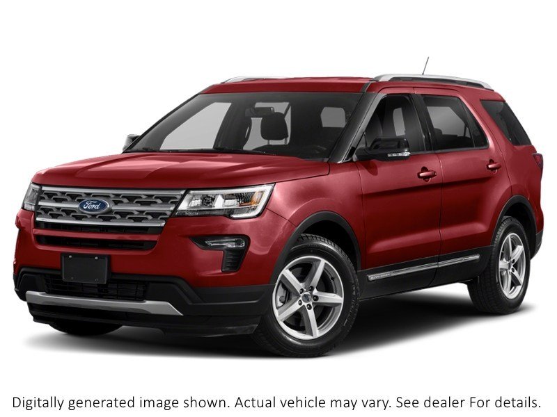 2018 Ford Explorer XLT 4WD Ruby Red Metallic Tinted Clearcoat  Shot 55