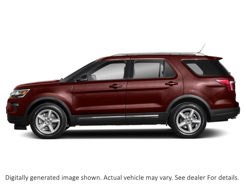 2018 Ford Explorer XLT 4WD Burgundy Velvet Metallic Tinted Clearcoat  Shot 35