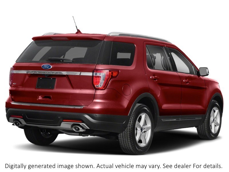 2018 Ford Explorer XLT 4WD Ruby Red Metallic Tinted Clearcoat  Shot 56