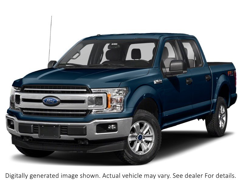 2020 Ford F-150 XLT 4WD Supercrew 5.5' Box Blue Jeans Metallic  Shot 4