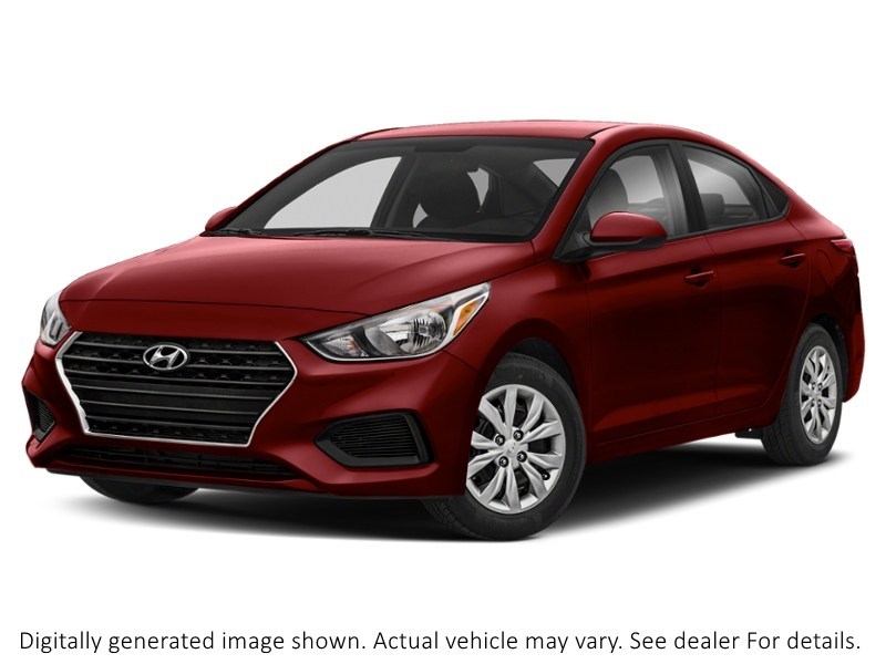 2018 Hyundai Accent 4 Door Gl Auto Fiery Red  Shot 1