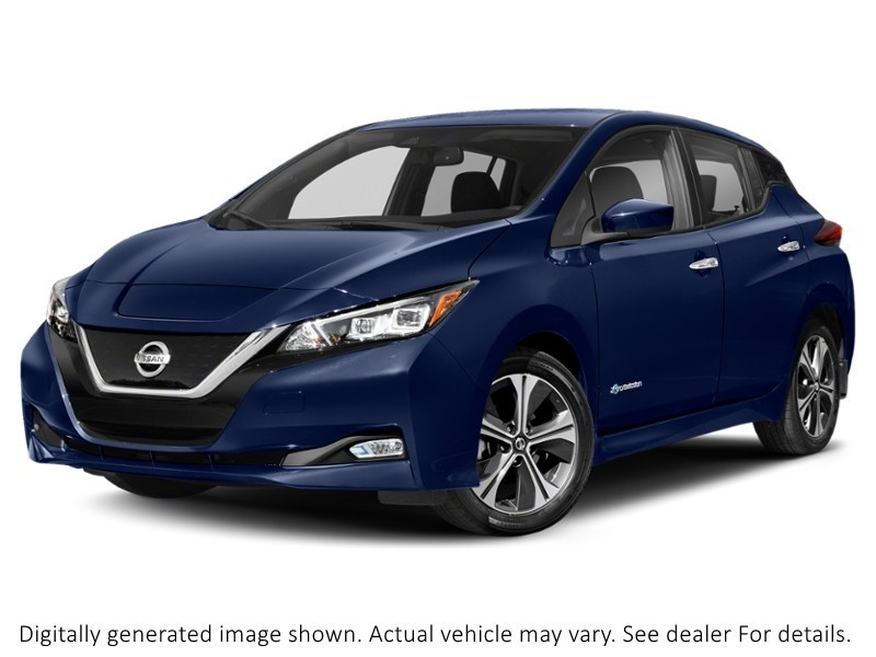 2018 Nissan Leaf SL Hatchback Deep Blue Pearl  Shot 4