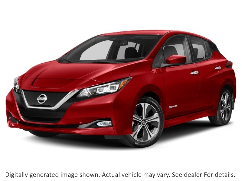 2018 Nissan Leaf SL Hatchback Scarlet Ember  Shot 1