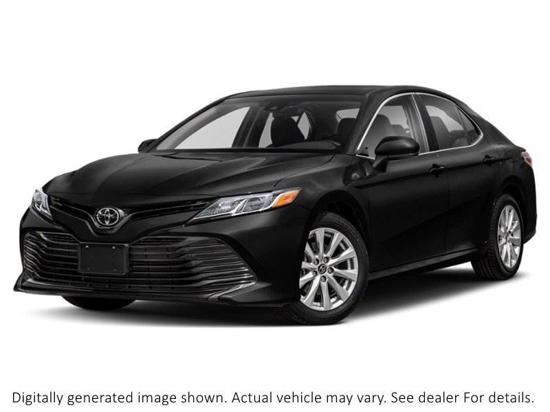 2019 Toyota Camry LE Auto Midnight Black Metallic  Shot 4