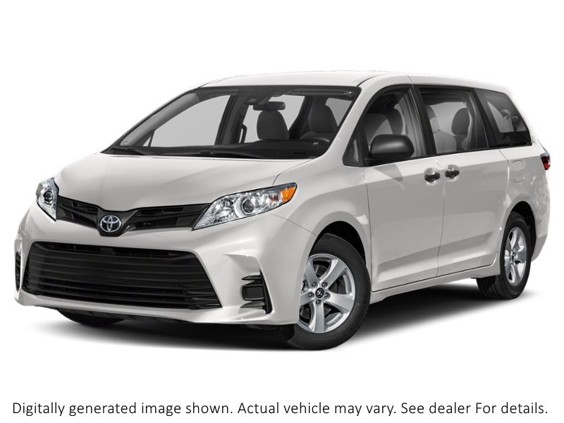 2020 Toyota Sienna LE 8-Passenger FWD Super White  Shot 5