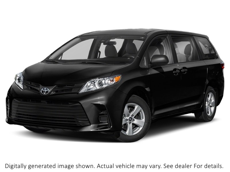 2020 Toyota Sienna LE 8-Passenger FWD Midnight Black Metallic  Shot 17